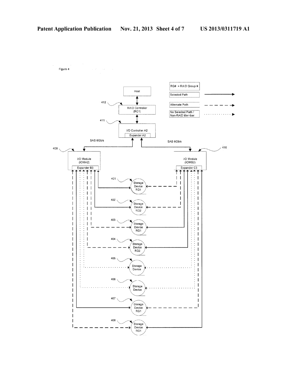 TARGET PATH SELECTION FOR STORAGE CONTROLLERS - diagram, schematic, and image 05