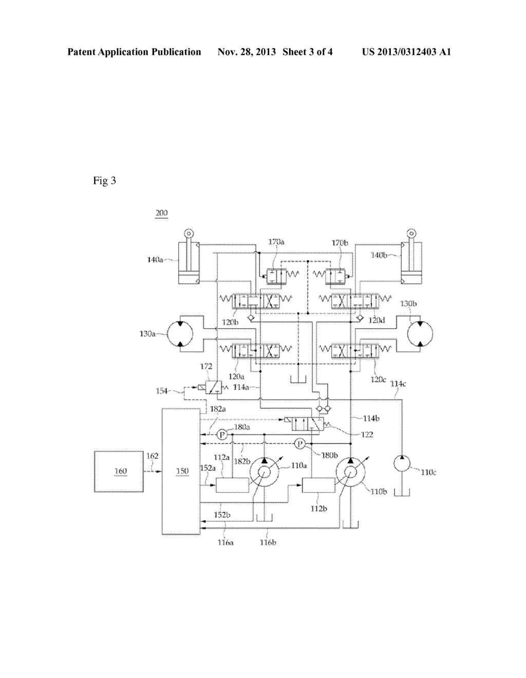 HYDRAULIC SYSTEM FOR CONSTRUCTION MACHINE HAVING ELECTRONIC HYDRAULIC PUMP - diagram, schematic, and image 04