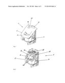 LOCKING DEVICE FOR A FOLD-OVER BACKREST OF A SEAT diagram and image