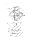 VALVE WITH CONTOURED BORE TO DEFLECT PARTICLES diagram and image