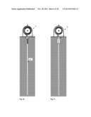 METHOD AND DEVICE FOR DRILLING A PIT OR PASSAGE, AND FLEXIBLE TUBE     THEREFOR diagram and image