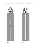 METHOD AND DEVICE FOR DRILLING A PIT OR PASSAGE, AND FLEXIBLE TUBE     THEREFOR diagram and image