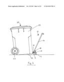 AUXILIARY ROLLING SYSTEM AND WASTE BIN INCLUDING SAME diagram and image