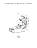 PRINTER WITH PRINT FRAME INTERLOCK AND ADJUSTABLE MEDIA SUPPORT diagram and image