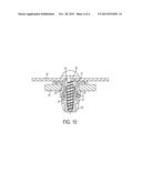 DEVICE FOR FASTENING A FIRST COMPONENT ON A SECOND COMPONENT diagram and image