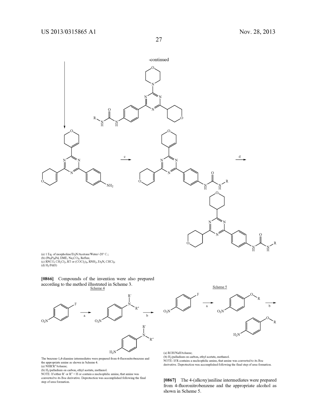 TRIAZINE COMPOUNDS AS PI3 KINASE AND MTOR INHIBITORS - diagram, schematic, and image 28