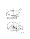 GOLF CLUB HEAD HAVING A SHIELDED STRESS REDUCING FEATURE diagram and image