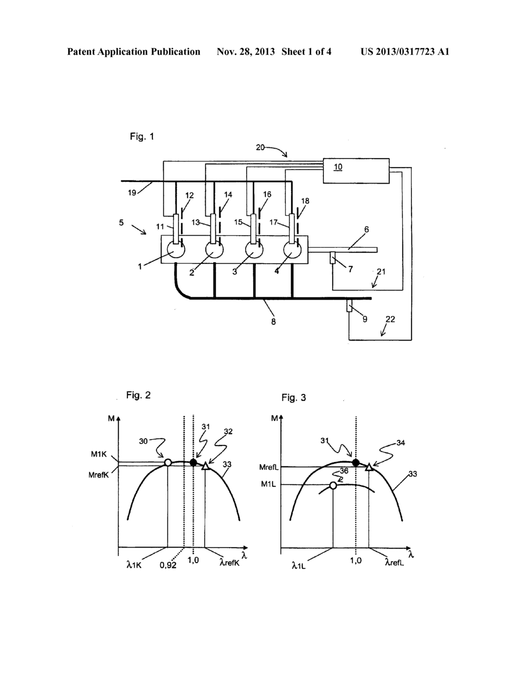 METHOD FOR DETERMINING A TYPE OF AIR-FUEL MIXTURE ERROR - diagram, schematic, and image 02