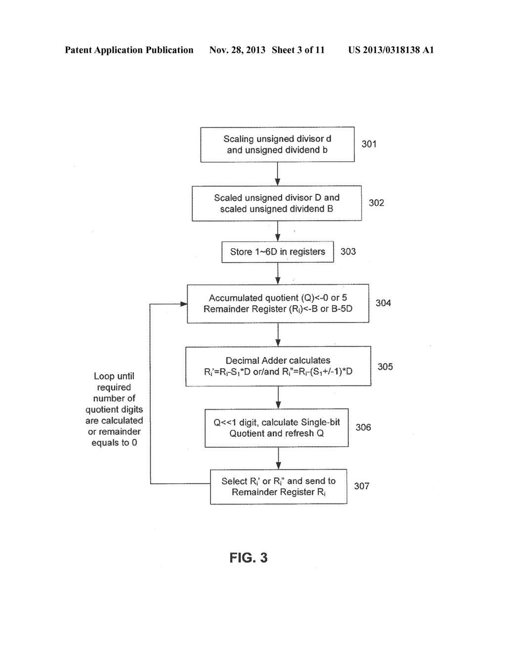 APPARATUS AND METHOD FOR PERFORMING DECIMAL DIVISION - diagram, schematic, and image 04