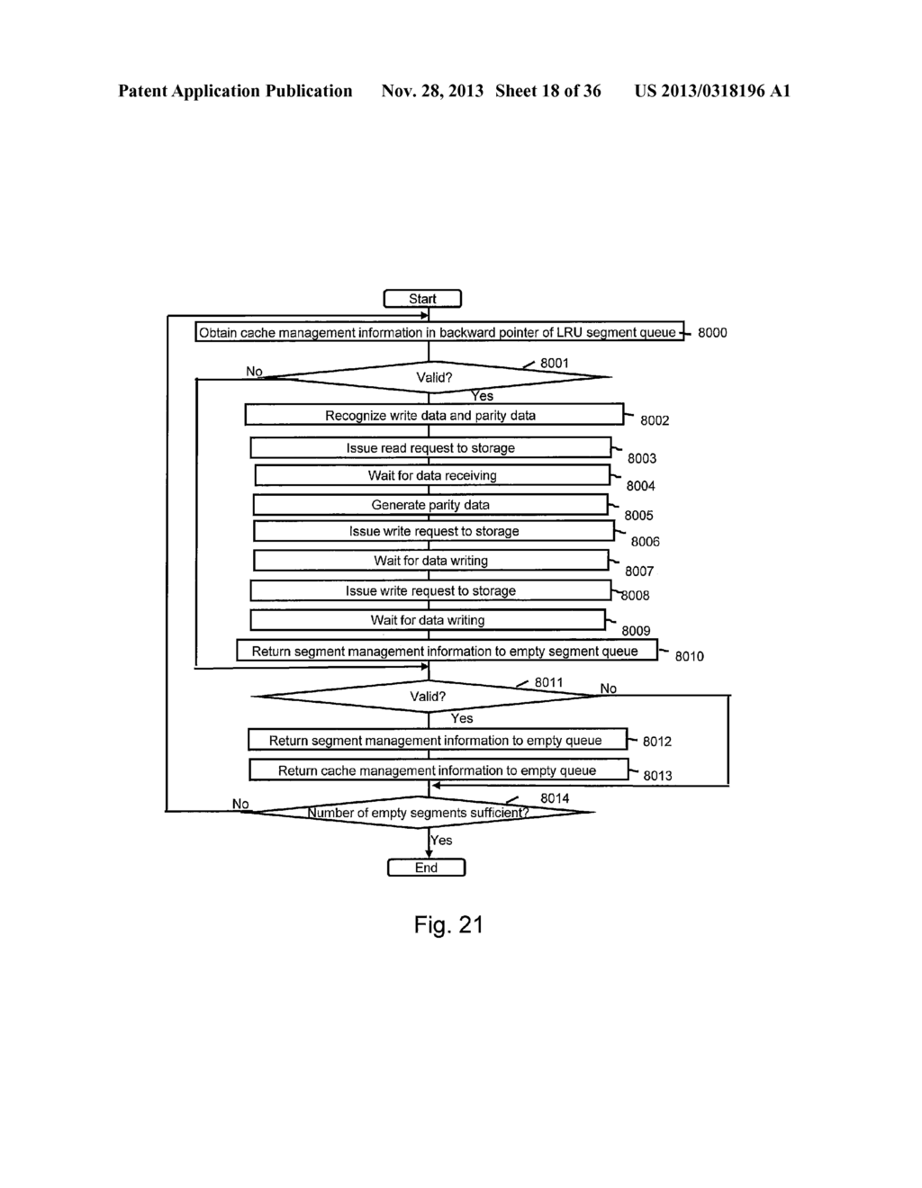 STORAGE SYSTEM AND STORAGE CONTROL METHOD FOR USING STORAGE AREA BASED ON     SECONDARY STORAGE AS CACHE AREA - diagram, schematic, and image 19