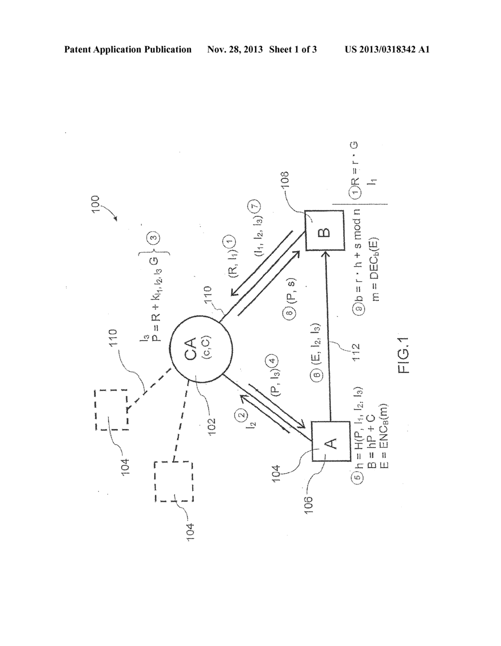 Method and System for Generating Implicit Certificates and Applications to     Identity-Based Encryption (IBE) - diagram, schematic, and image 02