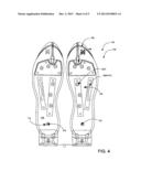 FABRIC-COVERED FLUID-FILLED THERAPEUTIC FOOT ORTHOTIC WITH THONG-CUT     DEVICE SYSTEMS diagram and image