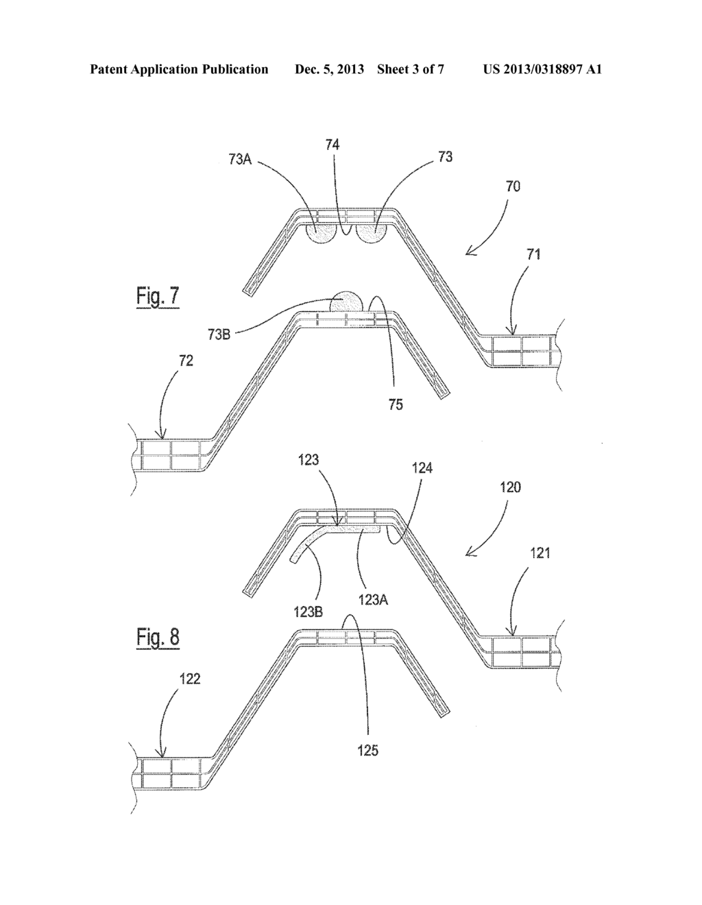 Set of honeycomb panels for covers and walls - diagram, schematic, and image 04