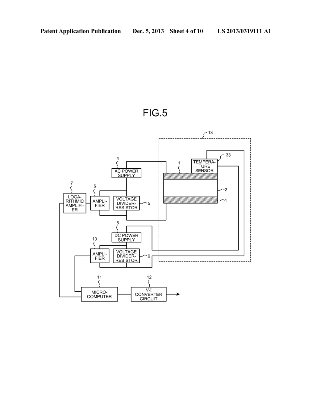 WATER-CONCENTRATION DETECTION DEVICE - diagram, schematic, and image 05