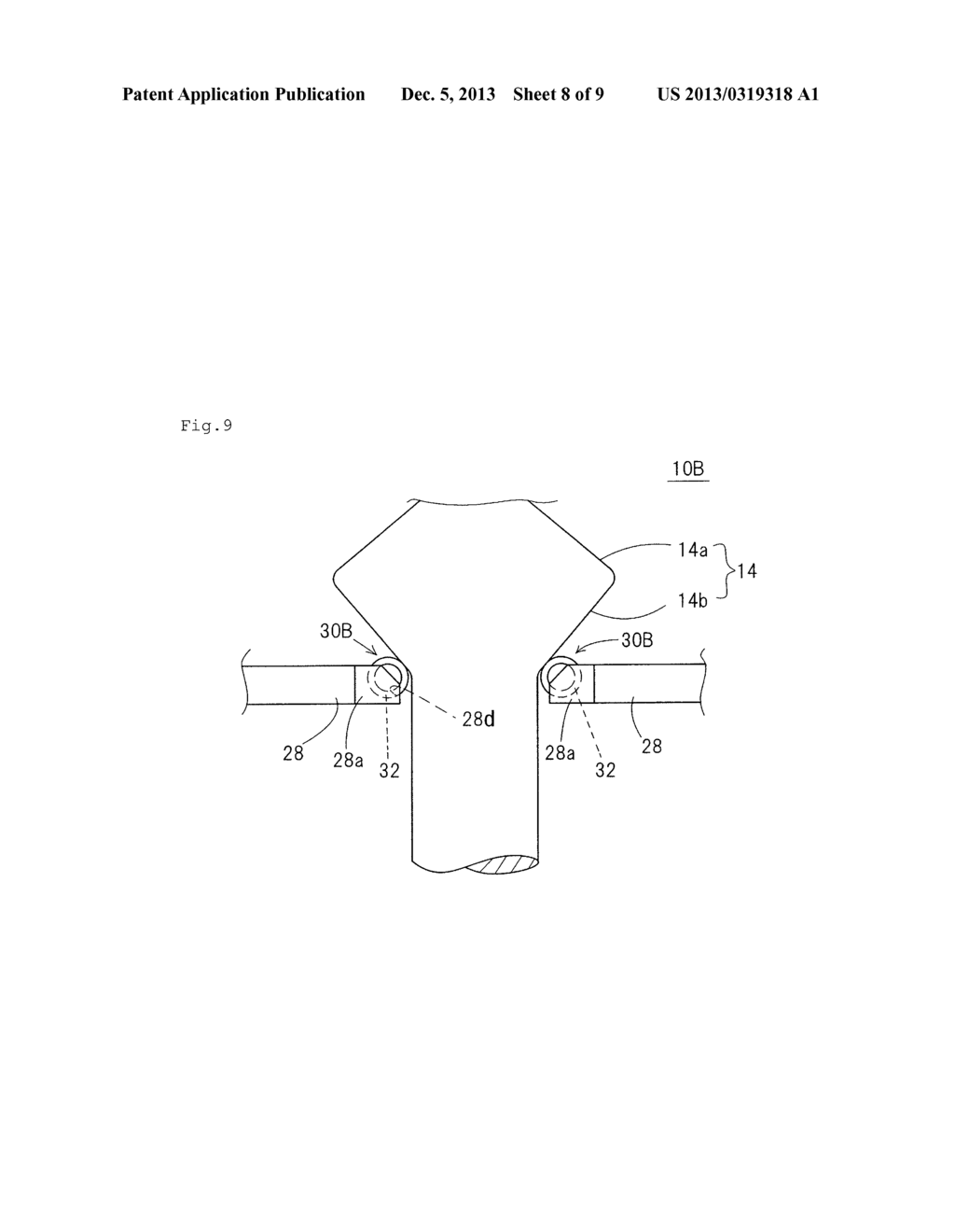 CRYSTAL HOLDING MECHANISM OF SINGLE CRYSTAL PULLING DEVICE AND METHOD FOR     PRODUCING SINGLE CRYSTAL INGOT - diagram, schematic, and image 09