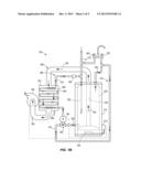 WATER HEATER HAVING CONDENSING RECUPERATOR AND DUAL PURPOSE PUMP diagram and image