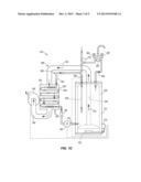 WATER HEATER HAVING CONDENSING RECUPERATOR AND DUAL PURPOSE PUMP diagram and image