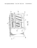 HOUSEHOLD APPLIANCE HAVING A MOUNTING SYSTEM FOR A MIDDLE DOOR GLASS diagram and image