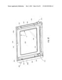 HOUSEHOLD APPLIANCE HAVING A MOUNTING SYSTEM FOR A MIDDLE DOOR GLASS diagram and image