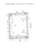 HOUSEHOLD APPLIANCE HAVING A MOUNTING SYSTEM FOR A MIDDLE DOOR GLASS diagram and image