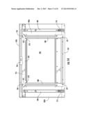 HOUSEHOLD APPLIANCE HAVING A MOUNTING SYSTEM FOR A MIDDLE DOOR GLASS diagram and image