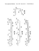 HOUSEHOLD APPLIANCE HAVING A MOUNTING SYSTEM FOR A MIDDLE DOOR GLASS diagram and image