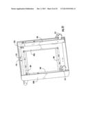 HOUSEHOLD APPLIANCE HAVING A MOUNTING SYSTEM FOR A MIDDLE DOOR GLASS diagram and image