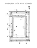 HOUSEHOLD APPLIANCE HAVING A MOUNTING SYSTEM FOR AN INNER GLASS DOOR diagram and image