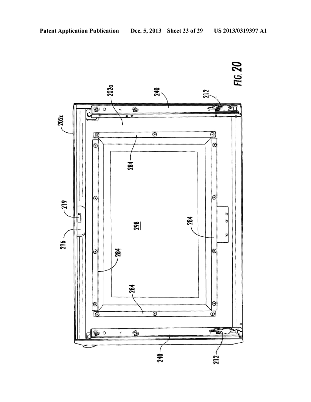 HOUSEHOLD APPLIANCE HAVING A MOUNTING SYSTEM FOR AN INNER GLASS DOOR - diagram, schematic, and image 24