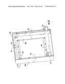 HOUSEHOLD APPLIANCE HAVING A MOUNTING SYSTEM FOR AN INNER GLASS DOOR diagram and image