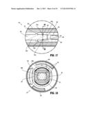 HAND HELD SURGICAL HANDLE ASSEMBLY, SURGICAL ADAPTERS FOR USE BETWEEN     SURGICAL HANDLE ASSEMBLY AND SURGICAL LOADING UNITS, AND METHODS OF USE diagram and image