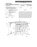 HOUSEHOLD APPLIANCE HAVING SUPPORTS SUPPORTING A GLASS HEATING ELEMENT OF     A WARMING DRAWER diagram and image