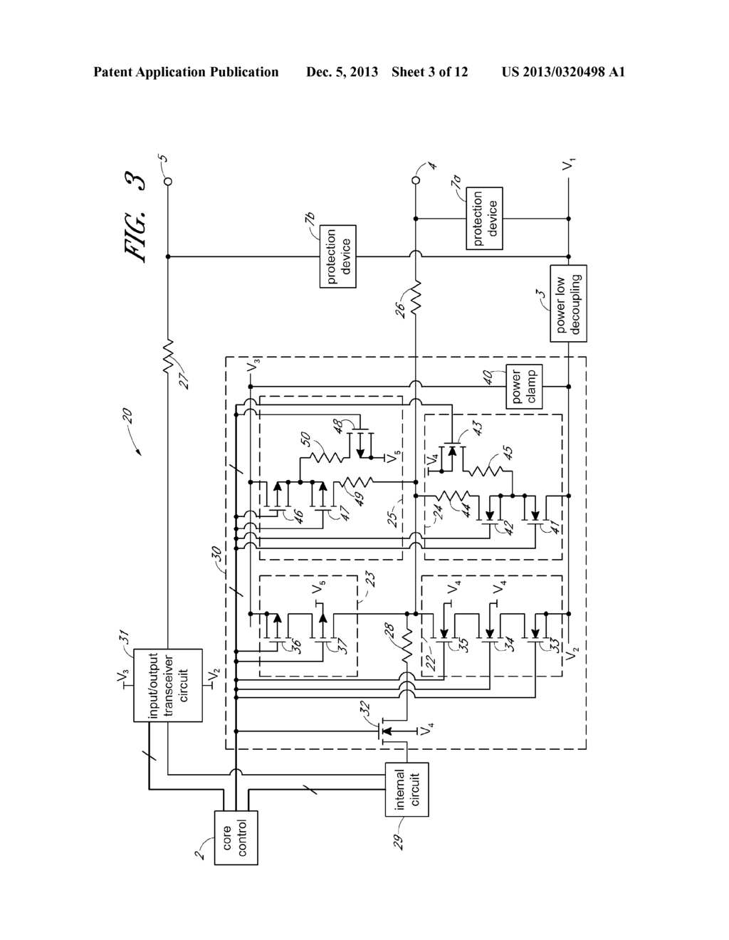 LOW VOLTAGE PROTECTION DEVICES FOR PRECISION TRANSCEIVERS AND METHODS OF     FORMING THE SAME - diagram, schematic, and image 04