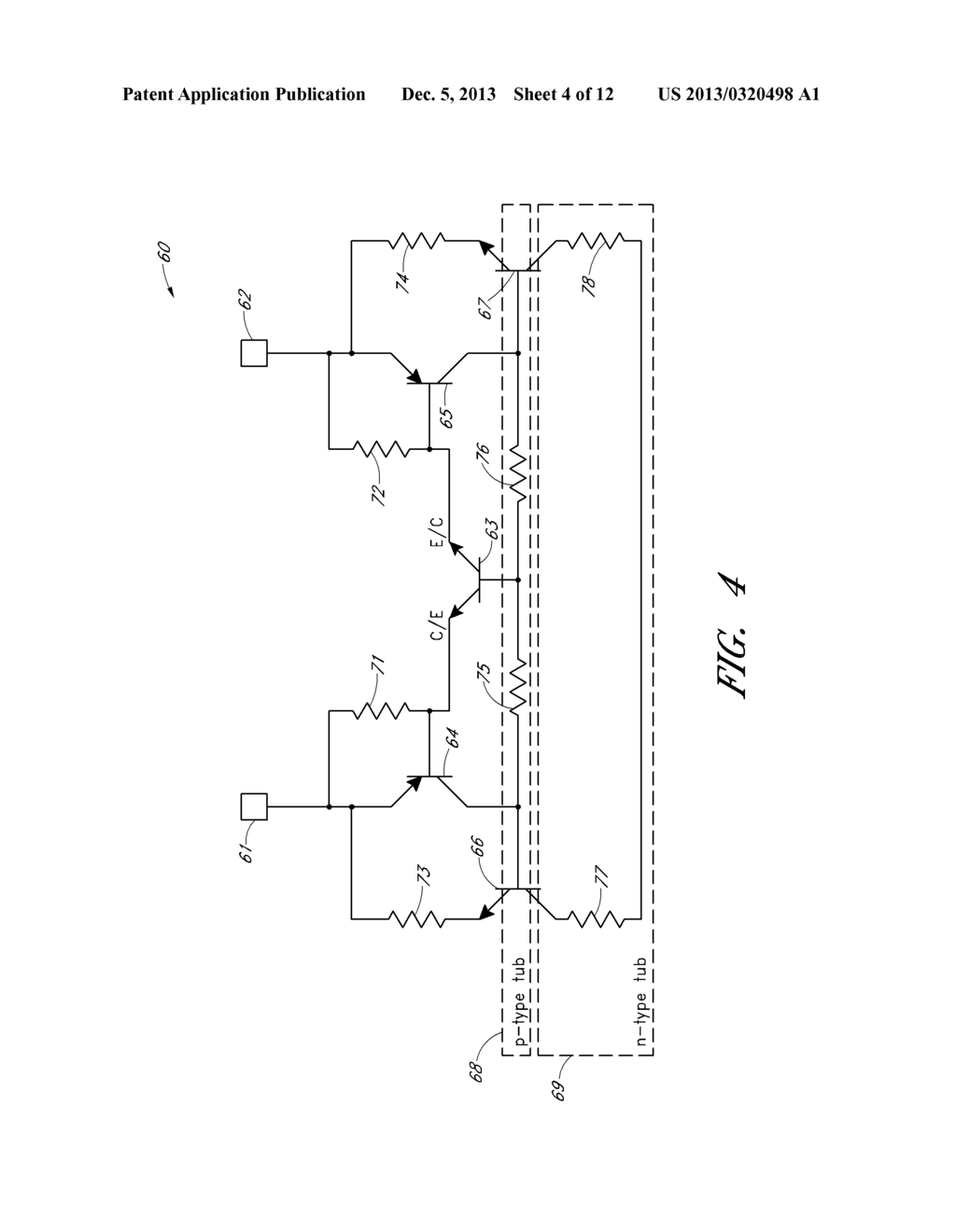 LOW VOLTAGE PROTECTION DEVICES FOR PRECISION TRANSCEIVERS AND METHODS OF     FORMING THE SAME - diagram, schematic, and image 05