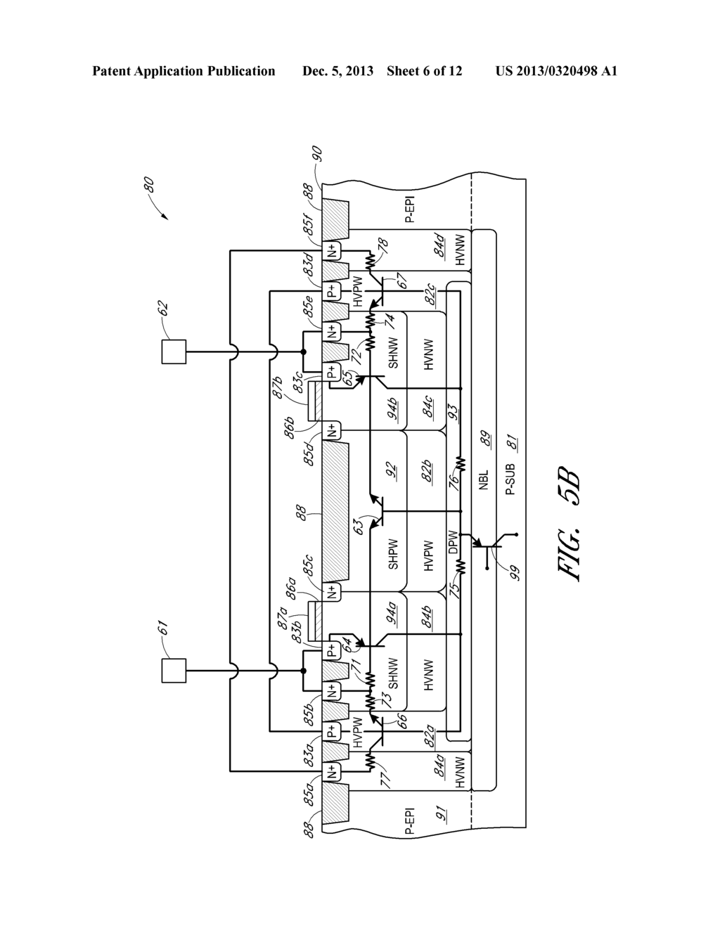 LOW VOLTAGE PROTECTION DEVICES FOR PRECISION TRANSCEIVERS AND METHODS OF     FORMING THE SAME - diagram, schematic, and image 07