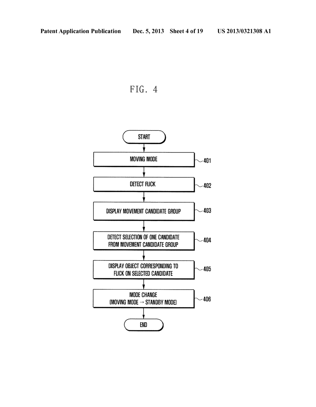 METHOD AND APPARATUS FOR MOVING OBJECT IN TERMINAL HAVING TOUCH SCREEN - diagram, schematic, and image 05