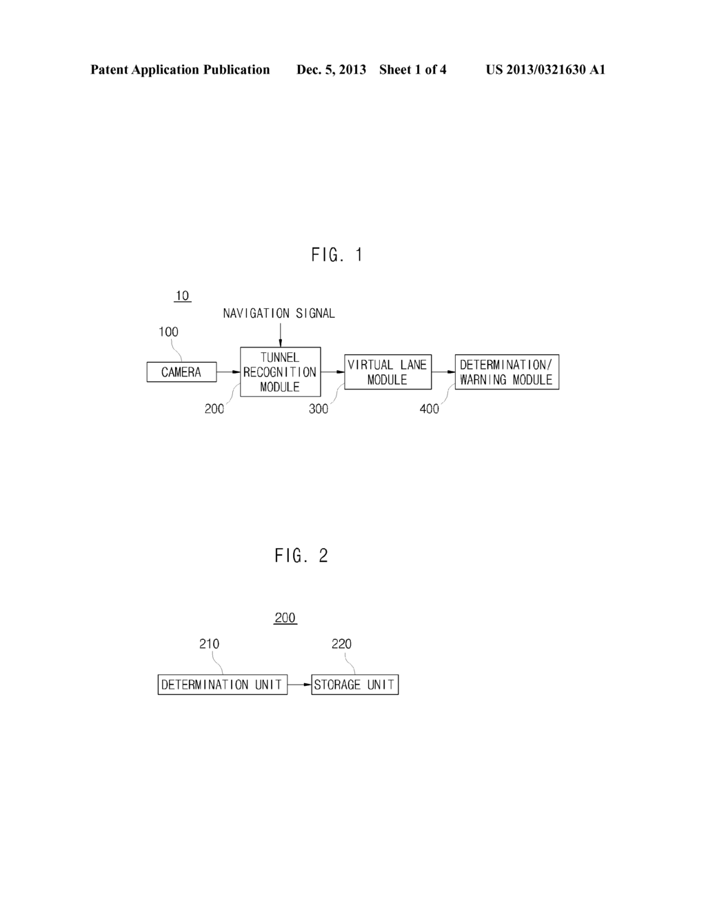 SYSTEM AND METHOD FOR LANE DEPARTURE WARNING - diagram, schematic, and image 02