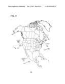 METHODS AND APPARATUS FOR USE IN MAPPING IDENTIFIED VISUAL FEATURES OF     VISUAL IMAGES TO LOCATION AREAS diagram and image