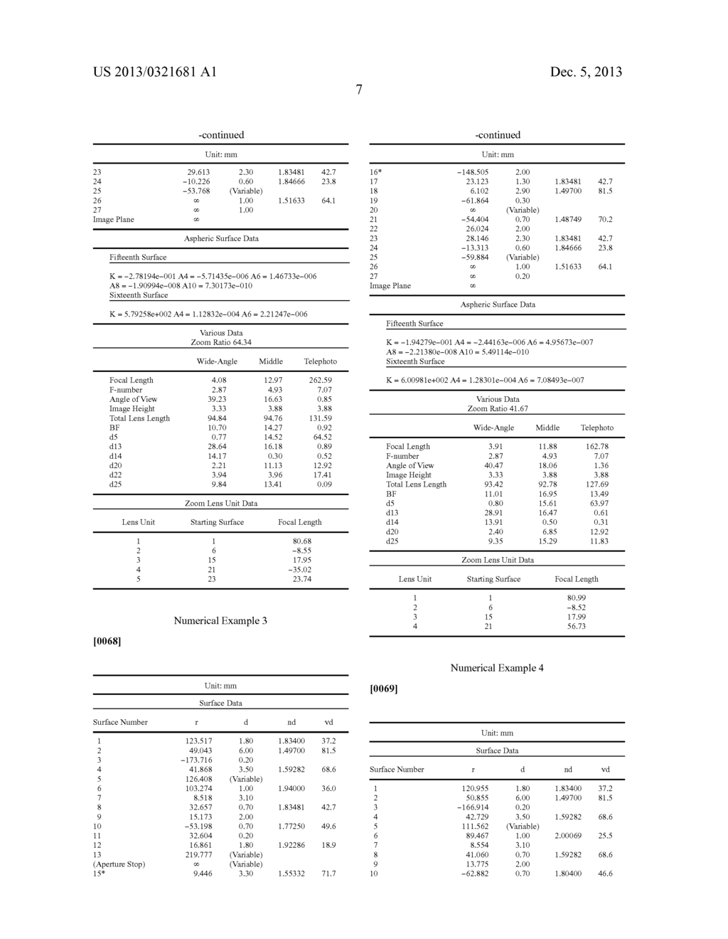 ZOOM LENS AND IMAGE PICKUP APPARATUS EQUIPPED WITH THE SAME - diagram, schematic, and image 25