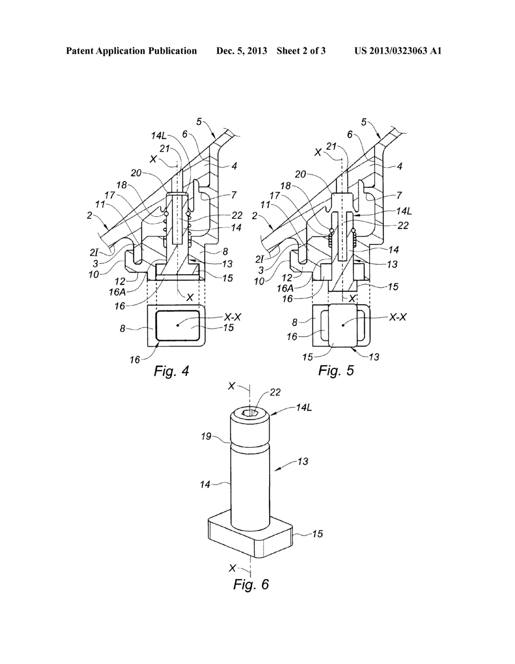 SYSTEM FOR ATTACHING A TURBOJET ENGINE SPINNER - diagram, schematic, and image 03