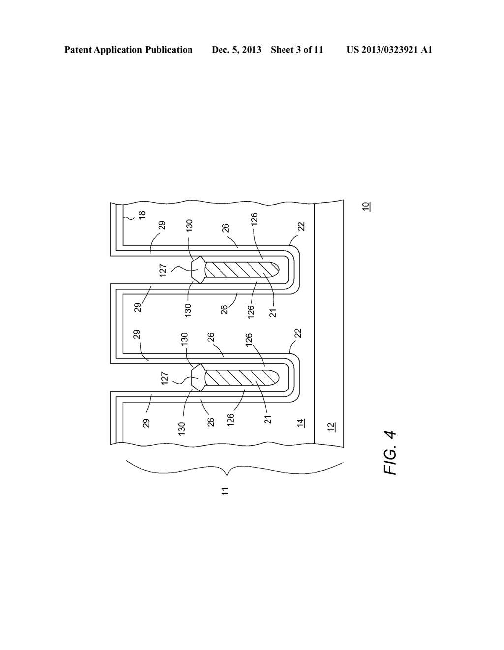 METHOD OF MAKING AN INSULATED GATE SEMICONDUCTOR DEVICE AND STRUCTURE - diagram, schematic, and image 04