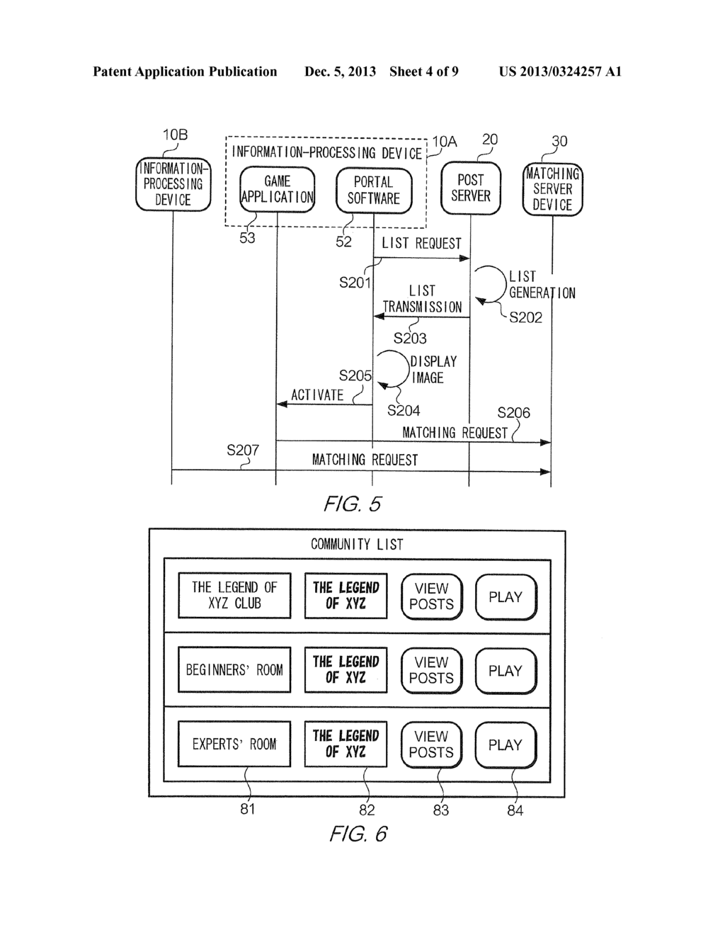 POSTED INFORMATION SHARING SYSTEM, GAME APPLICATION EXECUTING SYSTEM,     STORAGE MEDIUM, AND INFORMATION-PROCESSING METHOD - diagram, schematic, and image 05