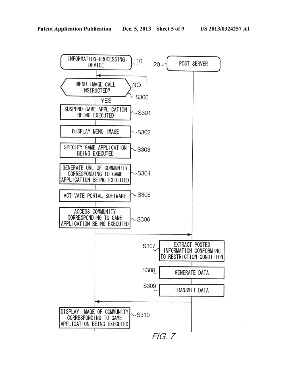 POSTED INFORMATION SHARING SYSTEM, GAME APPLICATION EXECUTING SYSTEM,     STORAGE MEDIUM, AND INFORMATION-PROCESSING METHOD - diagram, schematic, and image 06