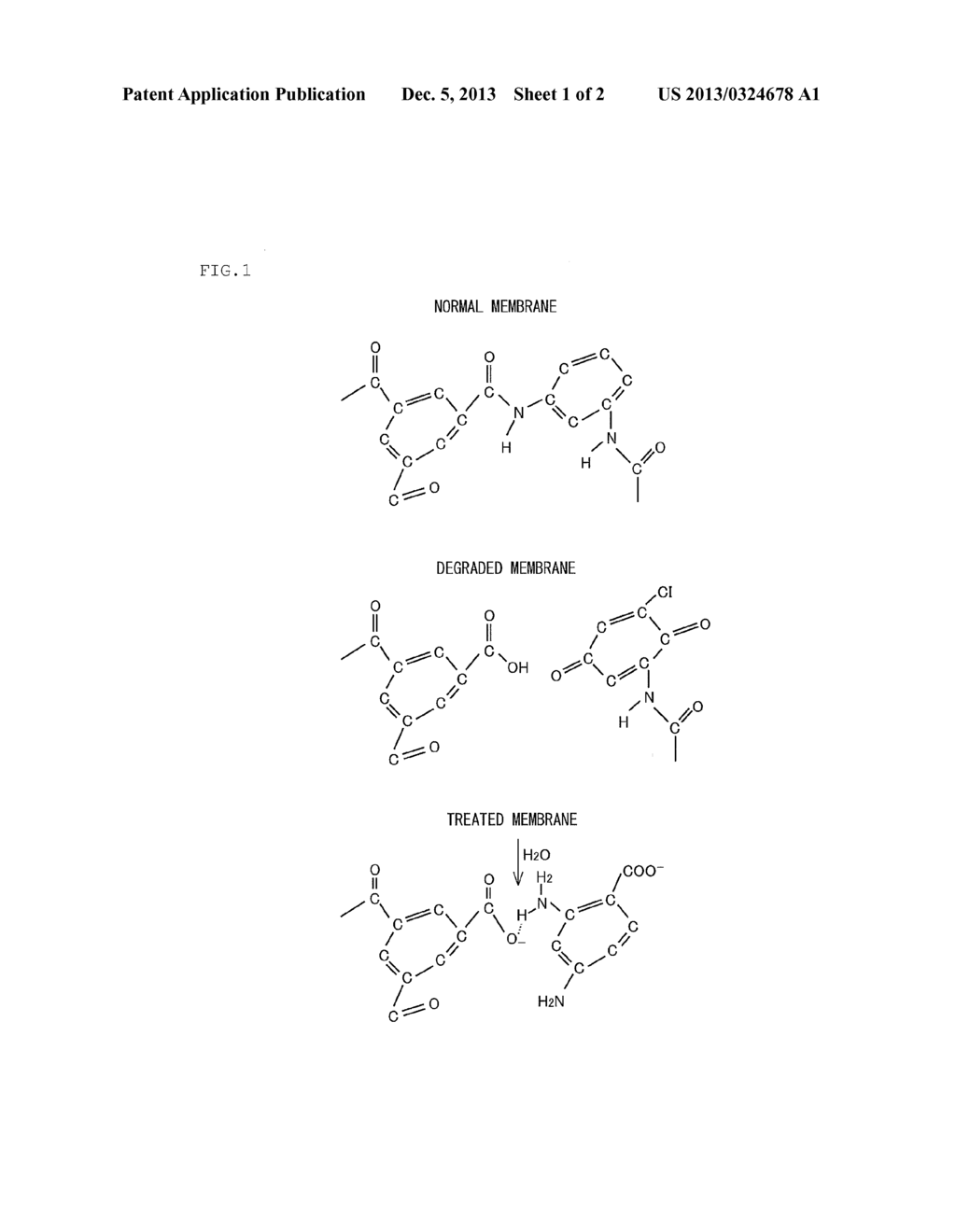 METHOD FOR IMPROVING REJECTION OF PERMEABLE MEMBRANE, TREATMENT AGENT FOR     IMPROVING REJECTION, AND PERMEABLE MEMBRANE - diagram, schematic, and image 02