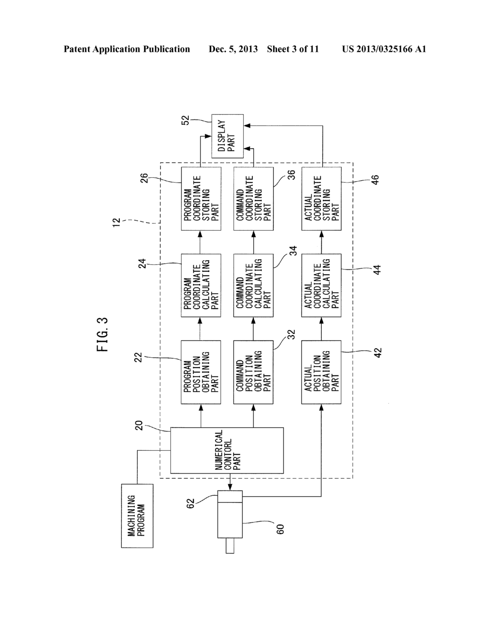 NUMERICAL CONTROL DEVICE INCLUDING DISPLAY PART FOR DISPLAYING INFORMATION     FOR EVALUATION OF MACHINING PROCESS - diagram, schematic, and image 04