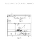 Calendar Integration Methods and Systems for Presentation of Events Having     Combined Activity and Location Information diagram and image