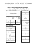 SYSTEM AND METHOD FOR CREATING AND DELIVERING COMPLEX GRAPHIC EMAILS WHICH     AUTOMATICALLY ADAPT TO FIT A VARIETY OF DIFFERENT RECIPIENT DEVICES diagram and image