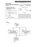 METHODS AND APPARATUS FOR TEMPORARILY STORING PARITY INFORMATION FOR DATA     STORED IN A STORAGE DEVICE diagram and image