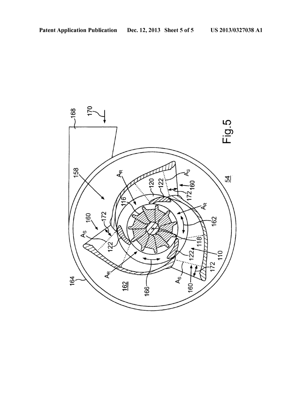 TURBINE FOR AN EXHAUST GAS TURBOCHARGER - diagram, schematic, and image 06