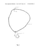 Earphone Catching Necklace diagram and image